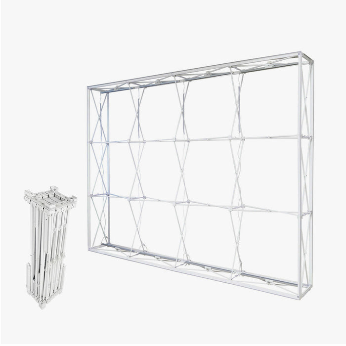10ft SEG Backlit Popup Display – Illuminated Trade Show Wall