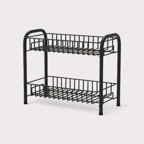 2 Tier Spice Rack Container Organizer (Thickened pillars)