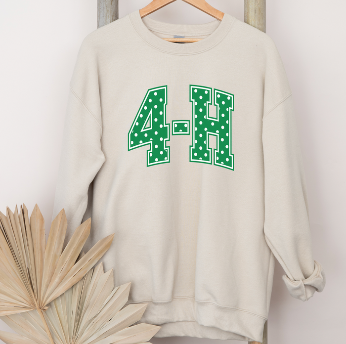 4-H Polka Dot– Crewneck