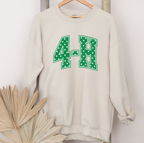 4-H Polka Dot– Crewneck