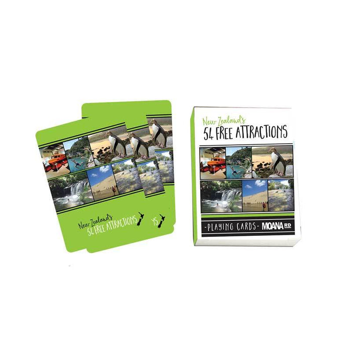 Moana Road 54 Free Attractions Playing Cards | Koop.co.nz