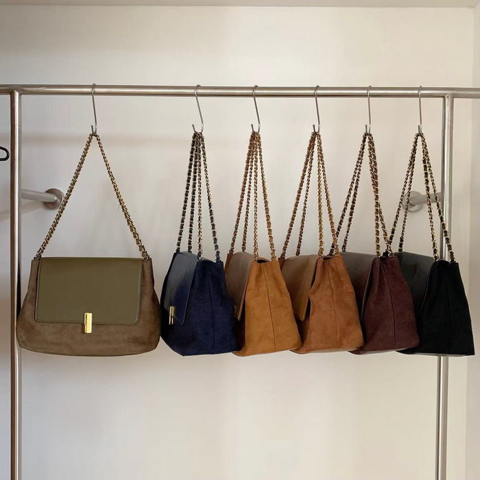 5th Avenue Microfiber Leather Shoulder Bag