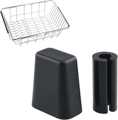 8-Pack Black Replacement Side Bumper Protectors for Sink Grid