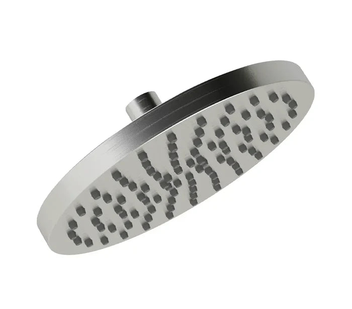 8" Round Brushed Nickel Single-Function Rain Shower Head