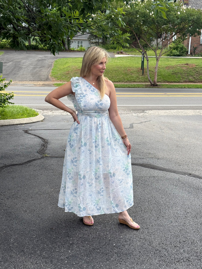 Azure Bloom Maxi
