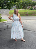 Azure Bloom Maxi