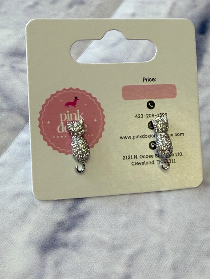 Cat Stud Earrings – 4 Styles