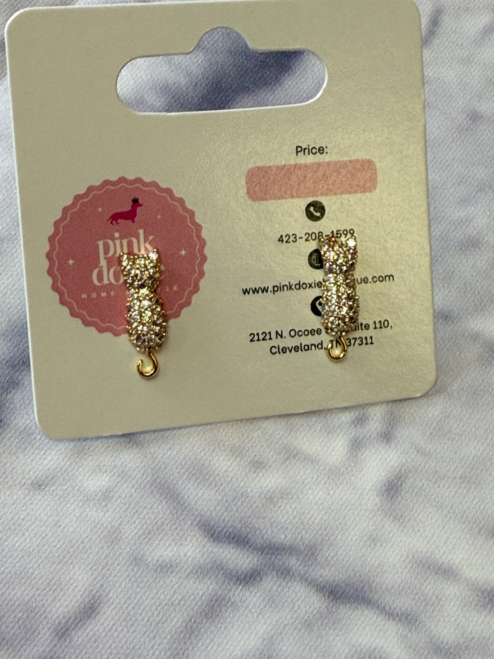 Cat Stud Earrings – 4 Styles