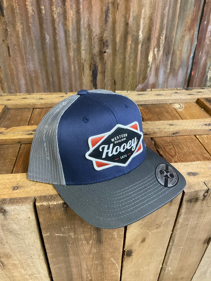 Hooey "Dia" Navy and White Trucker