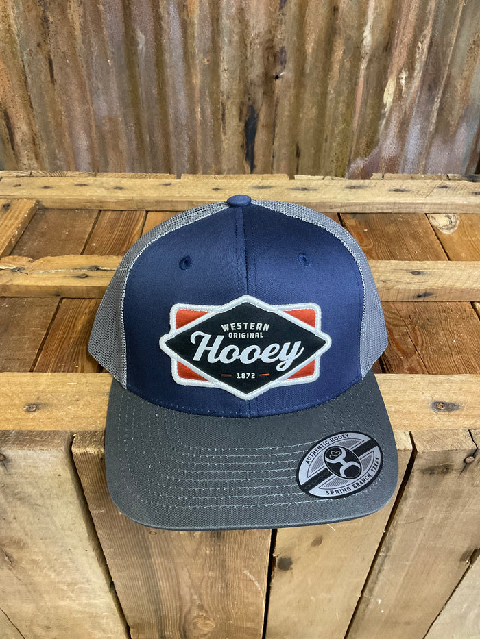 Hooey "Dia" Navy and White Trucker