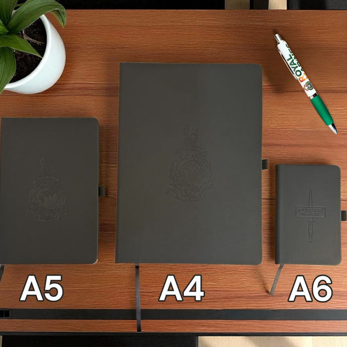 A4 Notebook - Black Hard Back