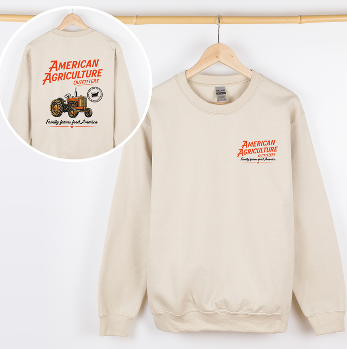 AAO Pasture to Plate– Crewneck - Front & Back!