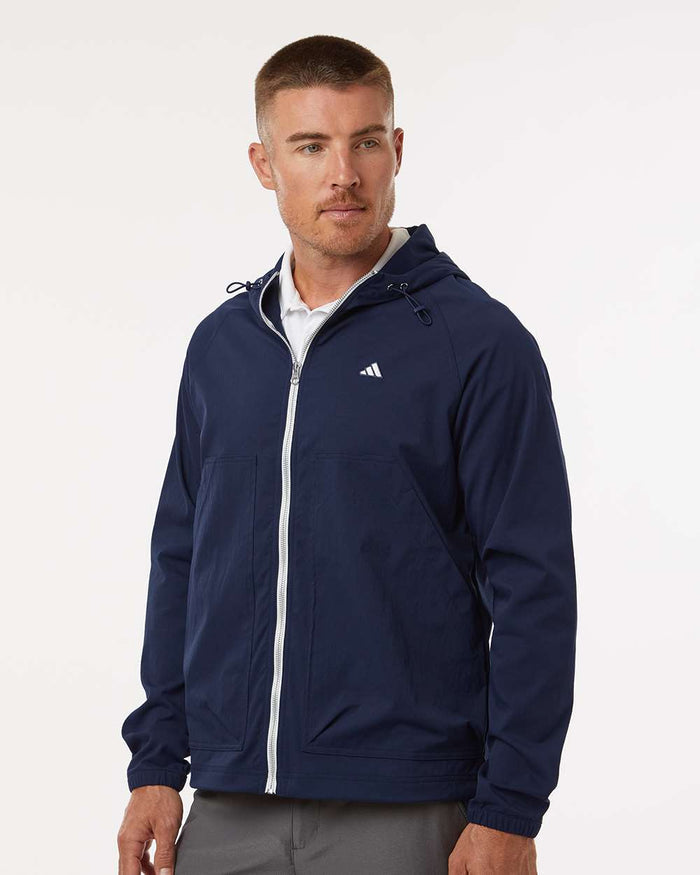 Adidas Men's Go-To Utility Durable Water-Repellant Full-Zip Jacket A2007