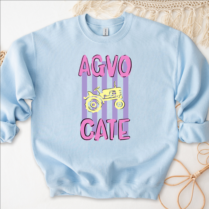 Agvocate Tractor Stripes – Crewneck