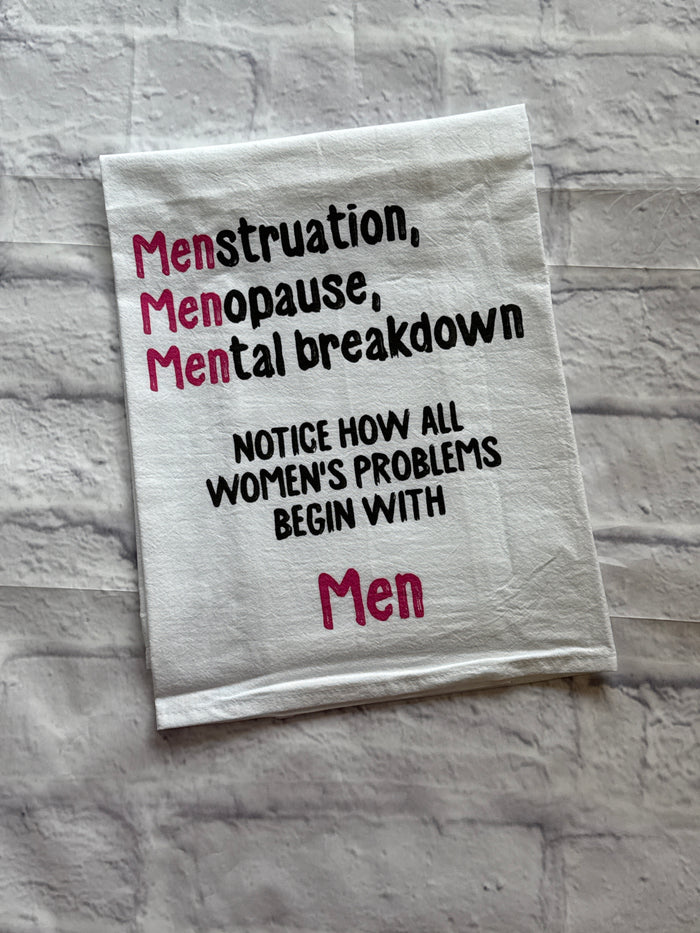 “All Women’s Problem” Tea Towel