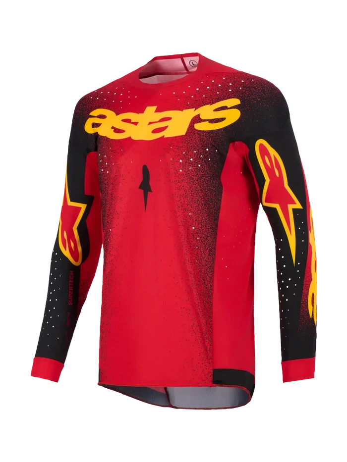 Alpinestars Supertech Scenz MX Jersey - Red/Black/Yellow