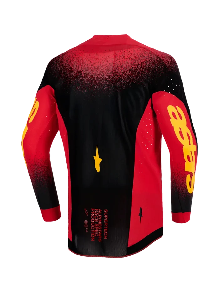 Alpinestars Supertech Scenz MX Jersey - Red/Black/Yellow