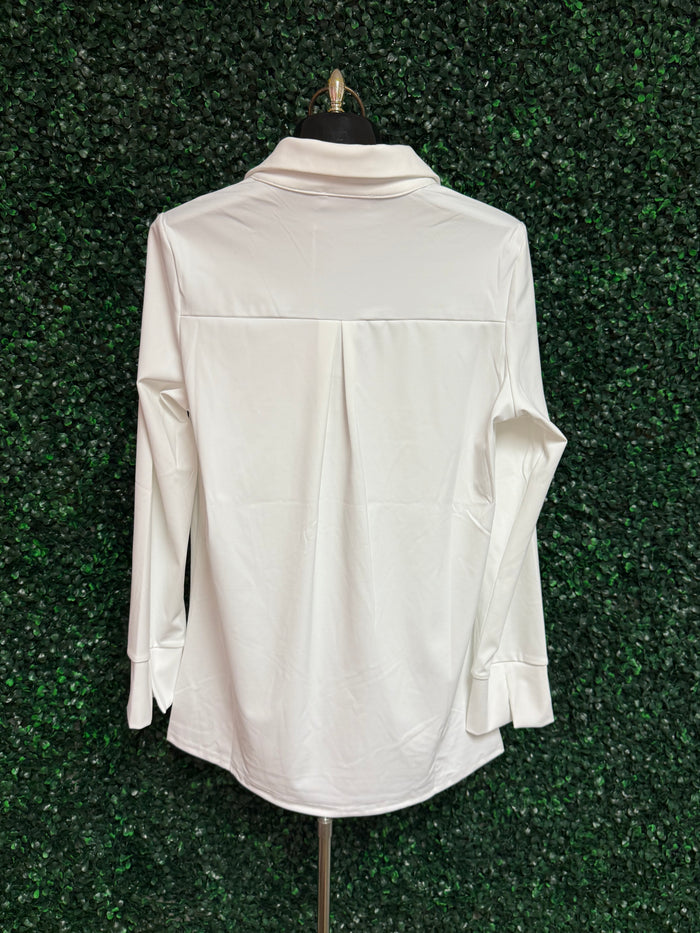 Amber Long Sleeve Polo Top