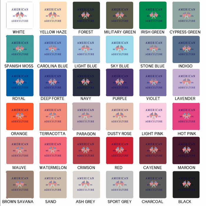 AMERICAN AGRICULTURE - EST 1776 – Crewneck