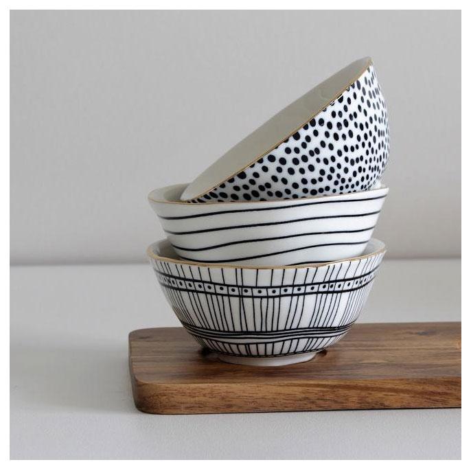 Davis & Waddell Amhara Bowl – Grid (12cm) | Koop.co.nz