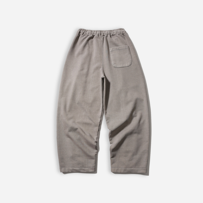 Anglan Valley Tuck Sweat Balloon Pants - Washed Beige