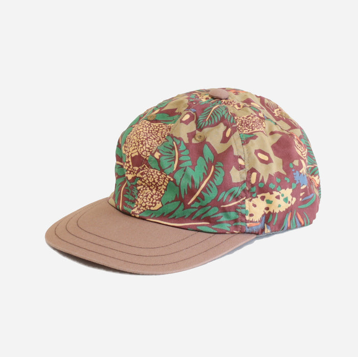 ANIMAL PATTERN BALL CAP - BROWN/BROWN