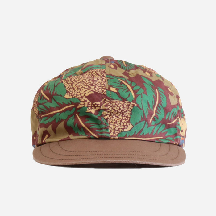 ANIMAL PATTERN BALL CAP - BROWN/BROWN