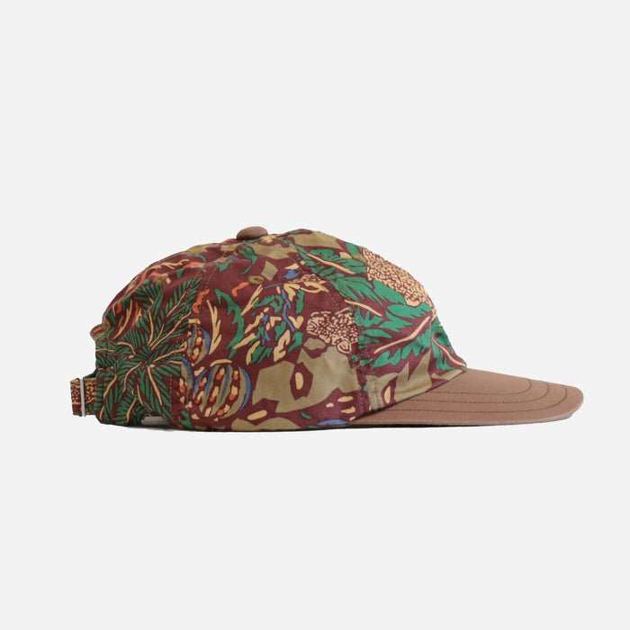 ANIMAL PATTERN BALL CAP - BROWN/BROWN