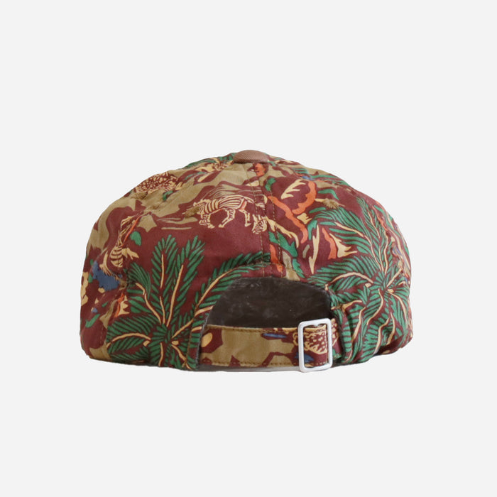 ANIMAL PATTERN BALL CAP - BROWN/BROWN
