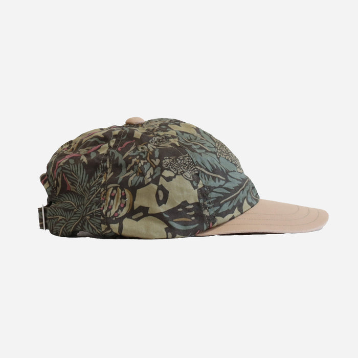 ANIMAL PATTERN BALL CAP - OLIVE/BEIGE