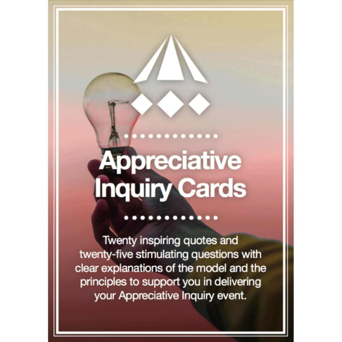 Appreciative Inquiry Cards: Action Cards to Support Appreciative Inquiry Practice sold on The Positive Psychology Shop