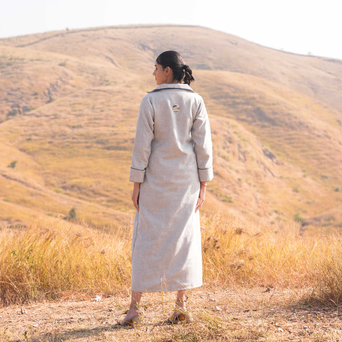 Grey Aria Dress and Jacket Set - OurDve