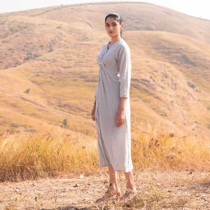 Grey Aria Dress and Jacket Set - OurDve
