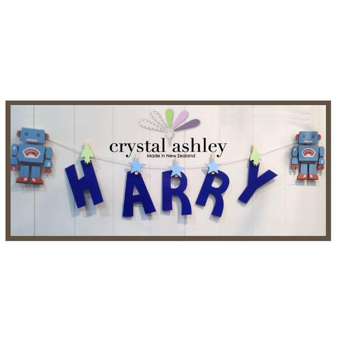Crystal Ashley Art Pegs - Robots | Koop.co.nz