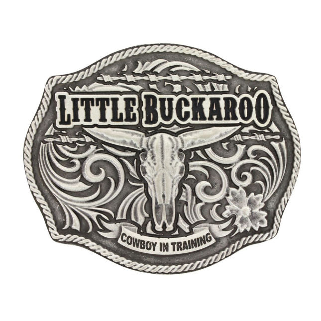 Attitude Lil Buckaroo Skull Kids Belt Buckle