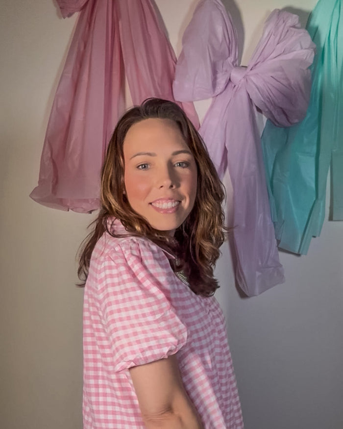 Audrey Tiered Gingham Midi Dress