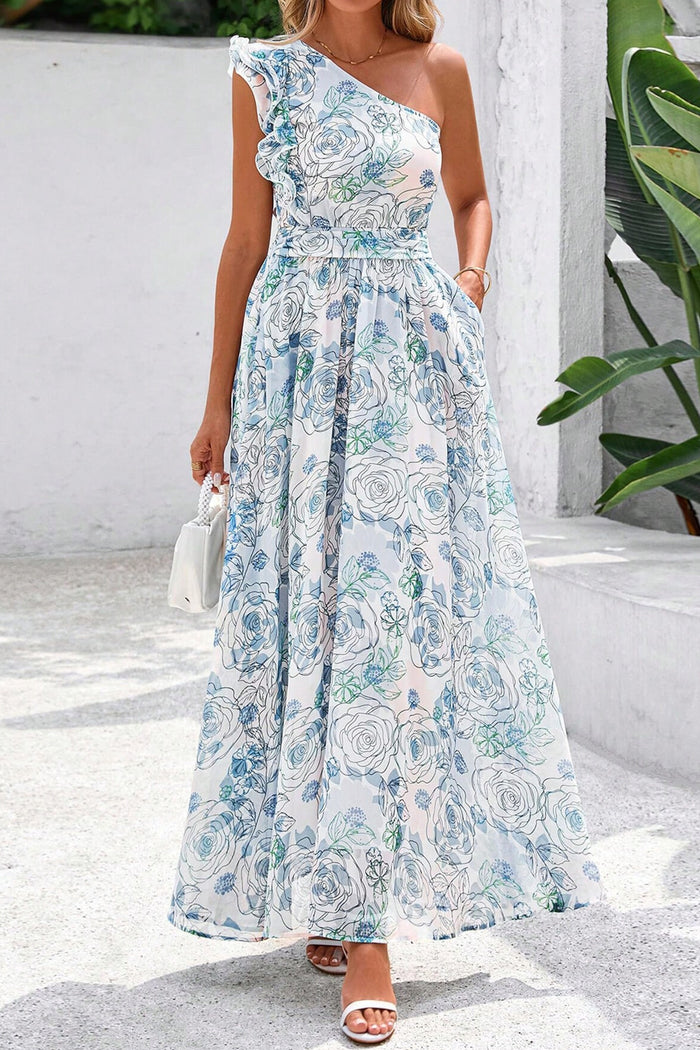 Azure Bloom Maxi