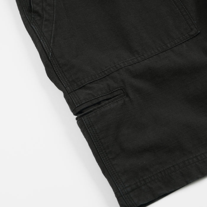 BACKSATIN ESSENTIAL FATIGUE SHORT - BLACK