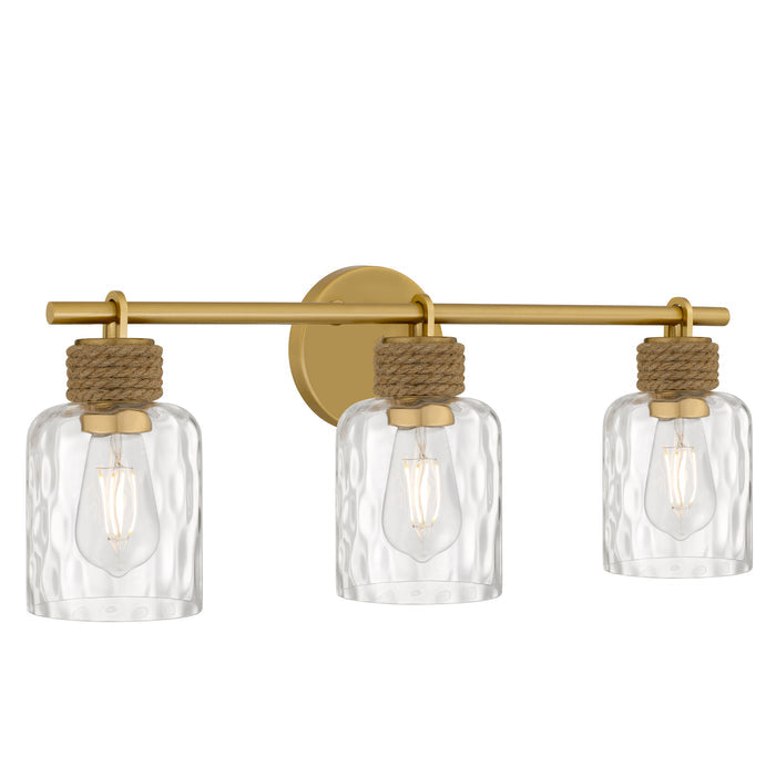 3-Light / Brushed Gold