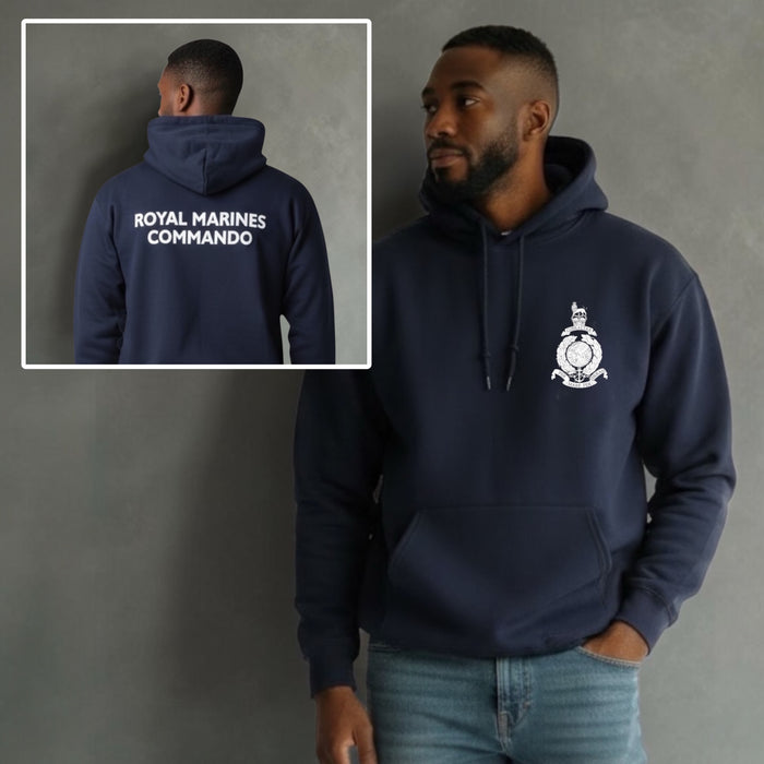 Basic Royal Marines Commando Hoodie - Navy