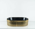 Basin, Black and gold decorative