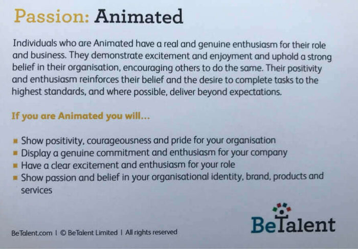 Be Talent Inspiring Leader Cards  sold on The Positive Psychology Shop