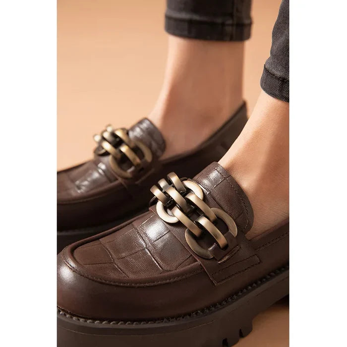BeauToday Women’s Leather Loafers