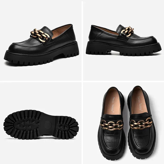 BeauToday Women’s Leather Loafers