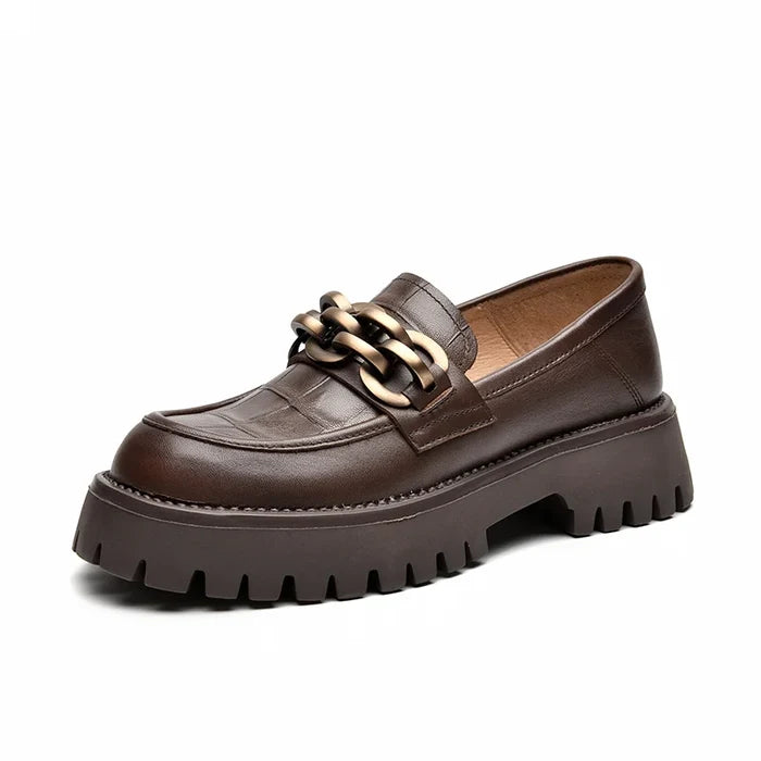BeauToday Women’s Leather Loafers