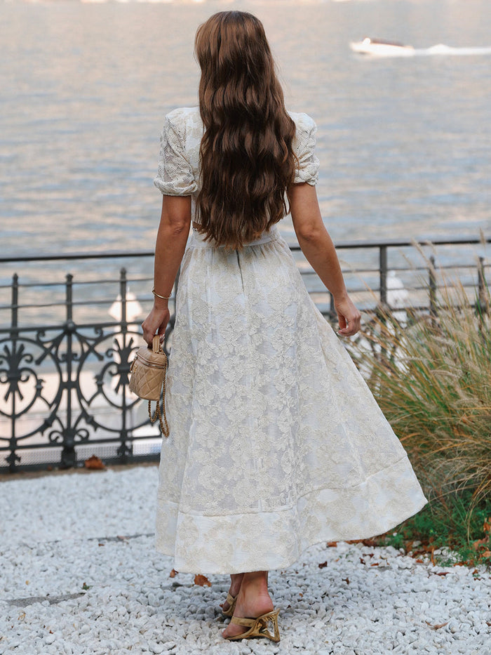 Bella di Siena Sand Lace Midi Set