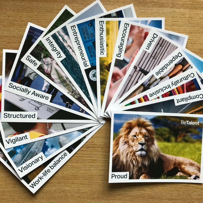 BeTalent Values Cards, sold on the positive psychology shop