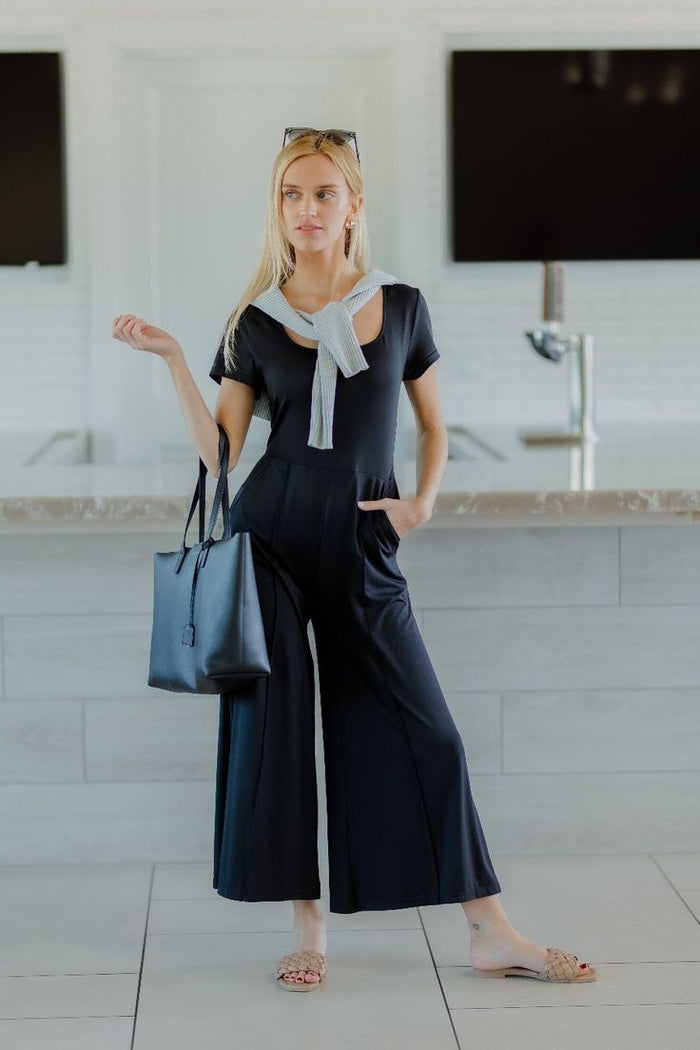Black Tailored Jumpsuit