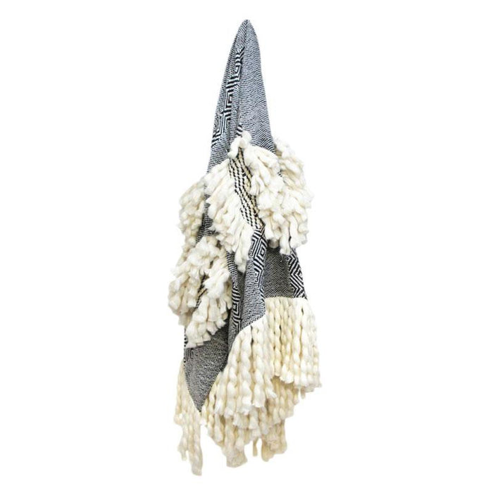 Banyan Home Black Zara Throw | Koop.co.nz