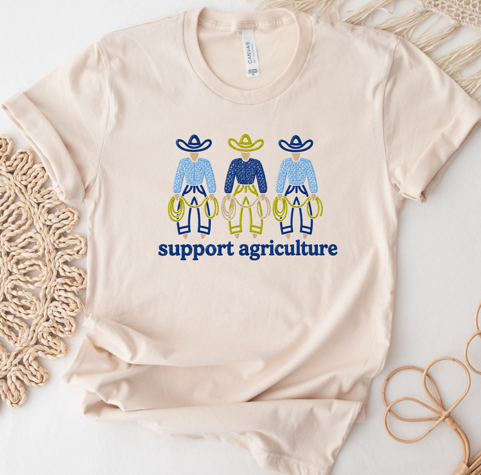 Blue Cowboys - Support Agriculture – Bella Canvas T-Shirt